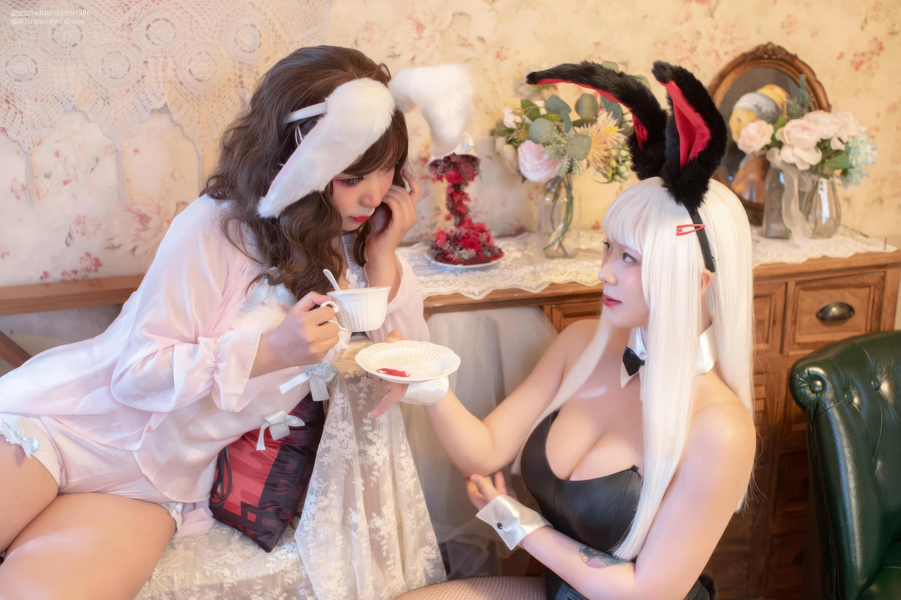 皮皮奶可可爱了啦&穆零Mu0 - 双人兔兔