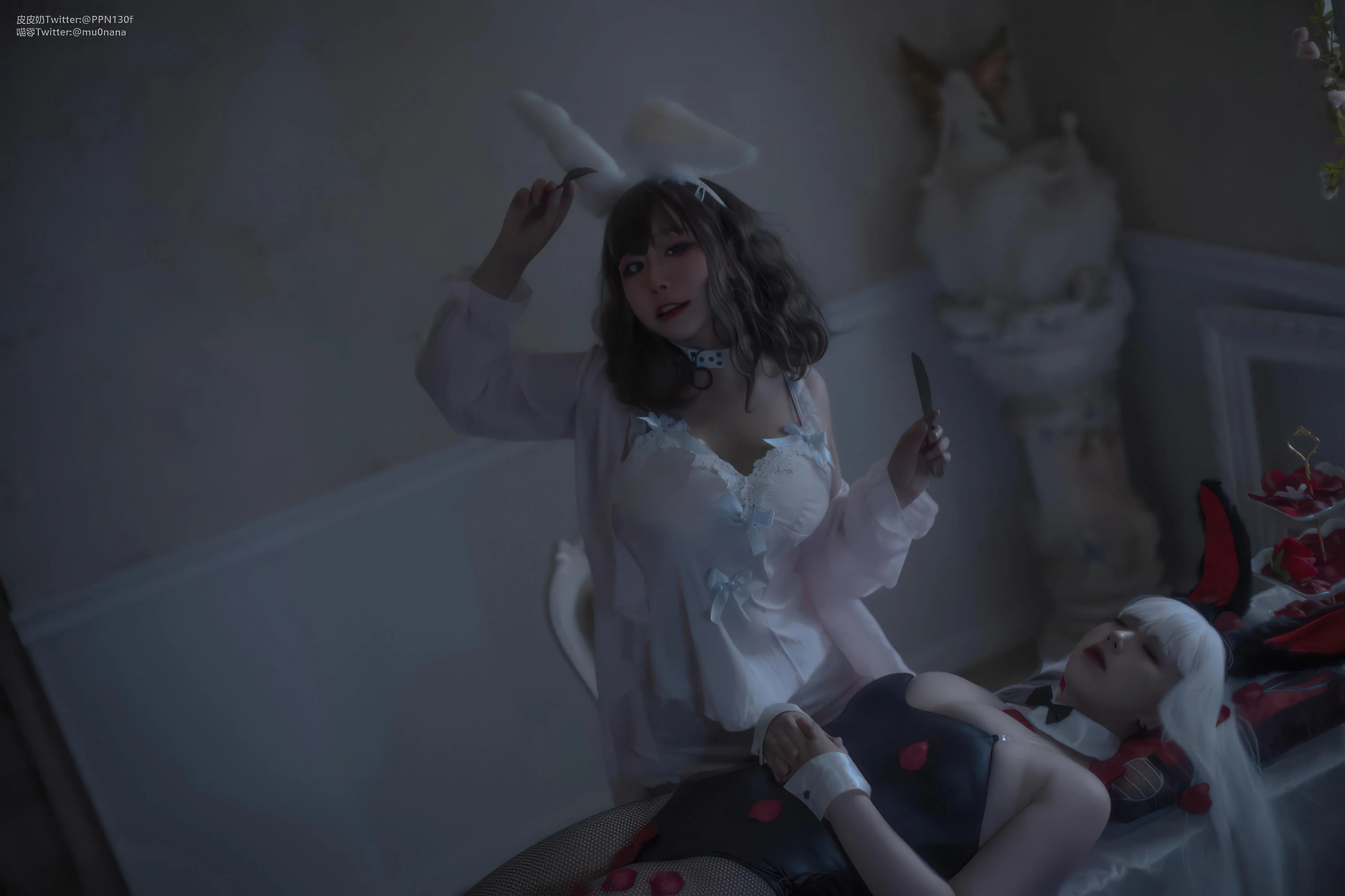 皮皮奶可可爱了啦&穆零Mu0 - 双人兔兔