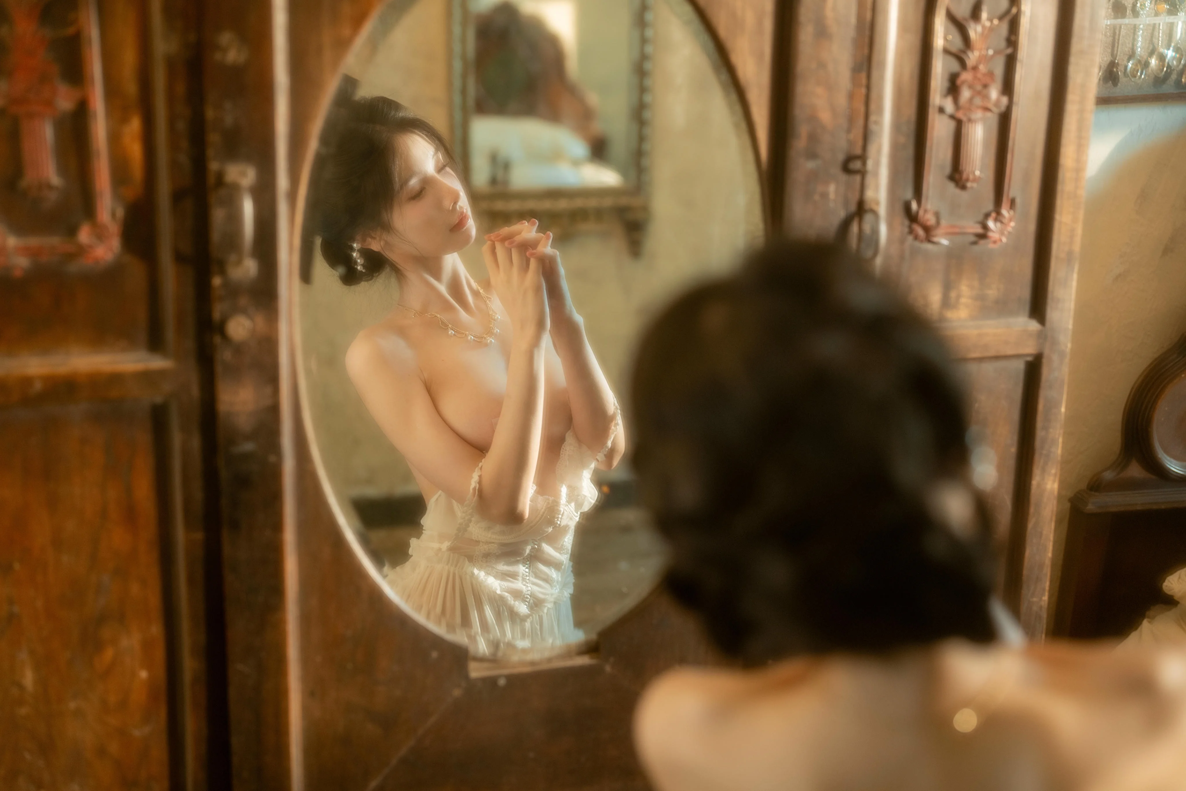 橙子喵酱 - 叫兽 会员花絮 橙子小白裙