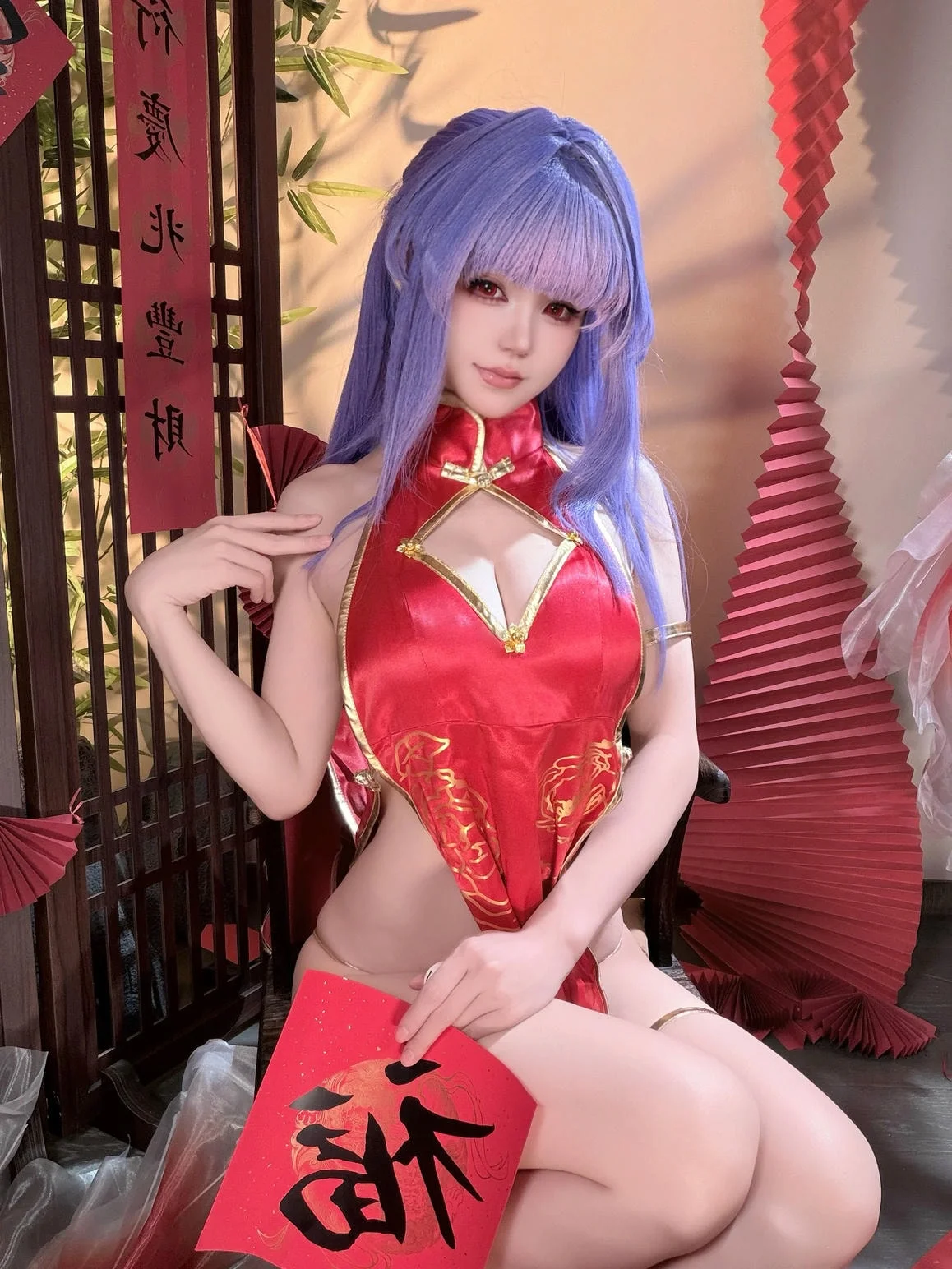 【亚洲萌妹】小仓千代w - Patreon订阅 萌姬联合旗袍 写真图集-皮皮兔动漫