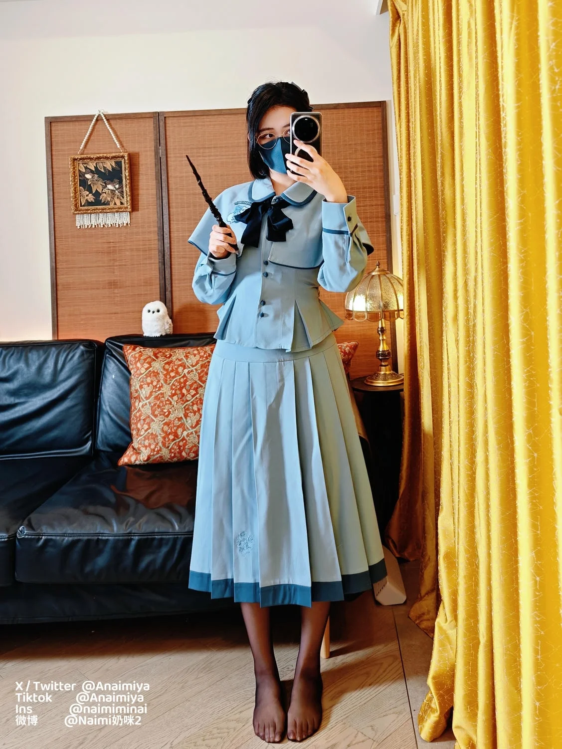 【亚洲萌妹】Naimi奶咪 - 魔法学院学姐 写真图集-皮皮兔动漫