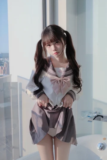 【亚洲萌妹】可可小白兔 - 放课后的私人时间 写真图集-皮皮兔动漫