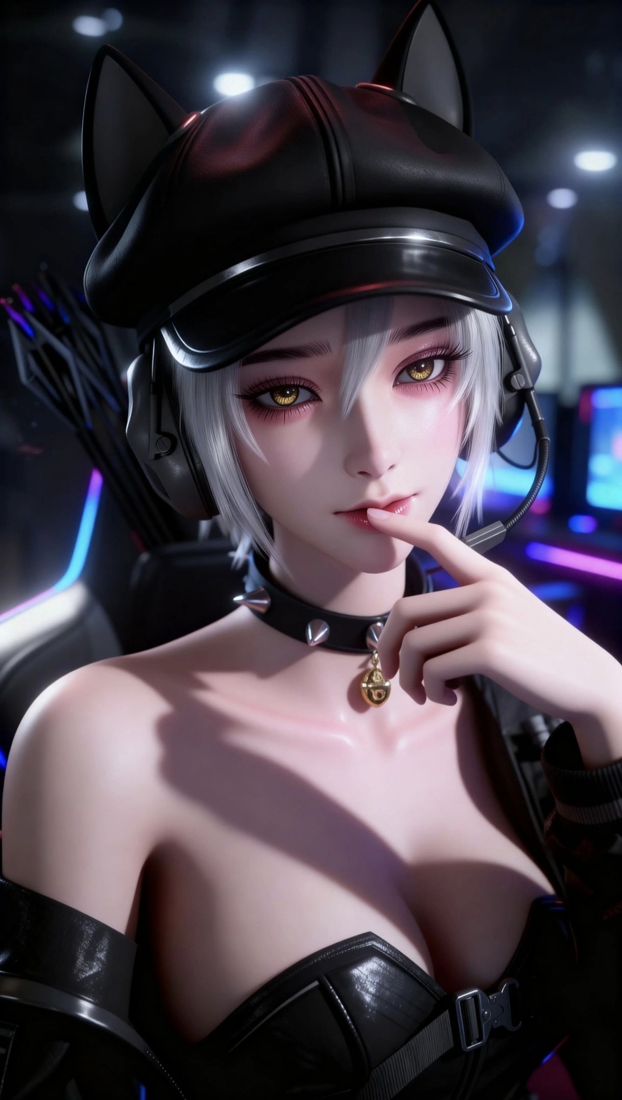 邪恶猫猫头露娜玩家啊？三角洲行动 热门游戏端游角色壁纸 网游