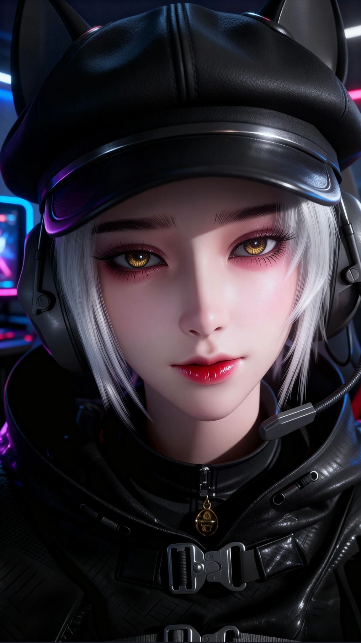 邪恶猫猫头露娜玩家啊？三角洲行动 热门游戏端游角色壁纸 网游