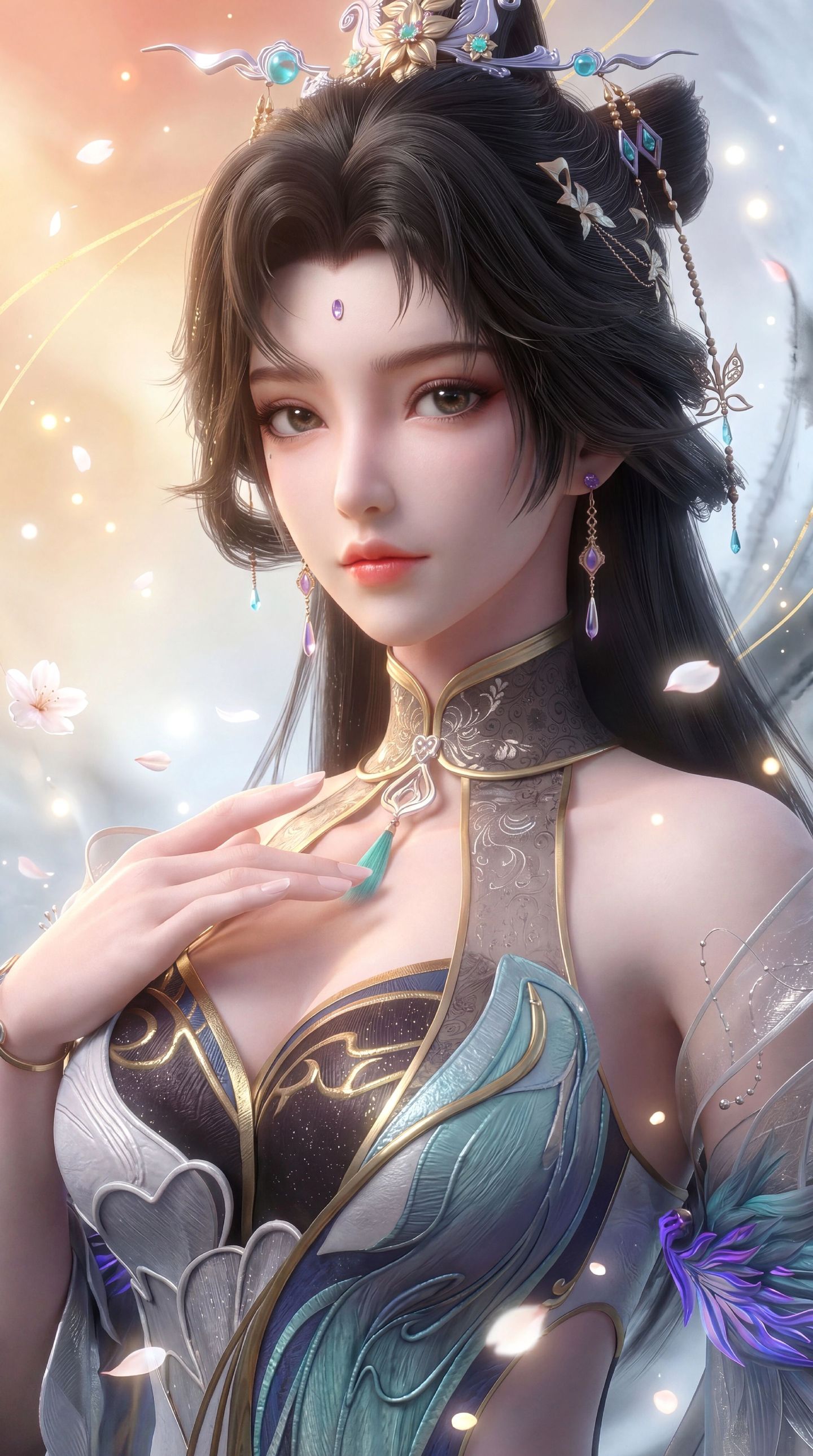 百炼成神 慕名雪 国漫女神 手机壁纸 唯美风格