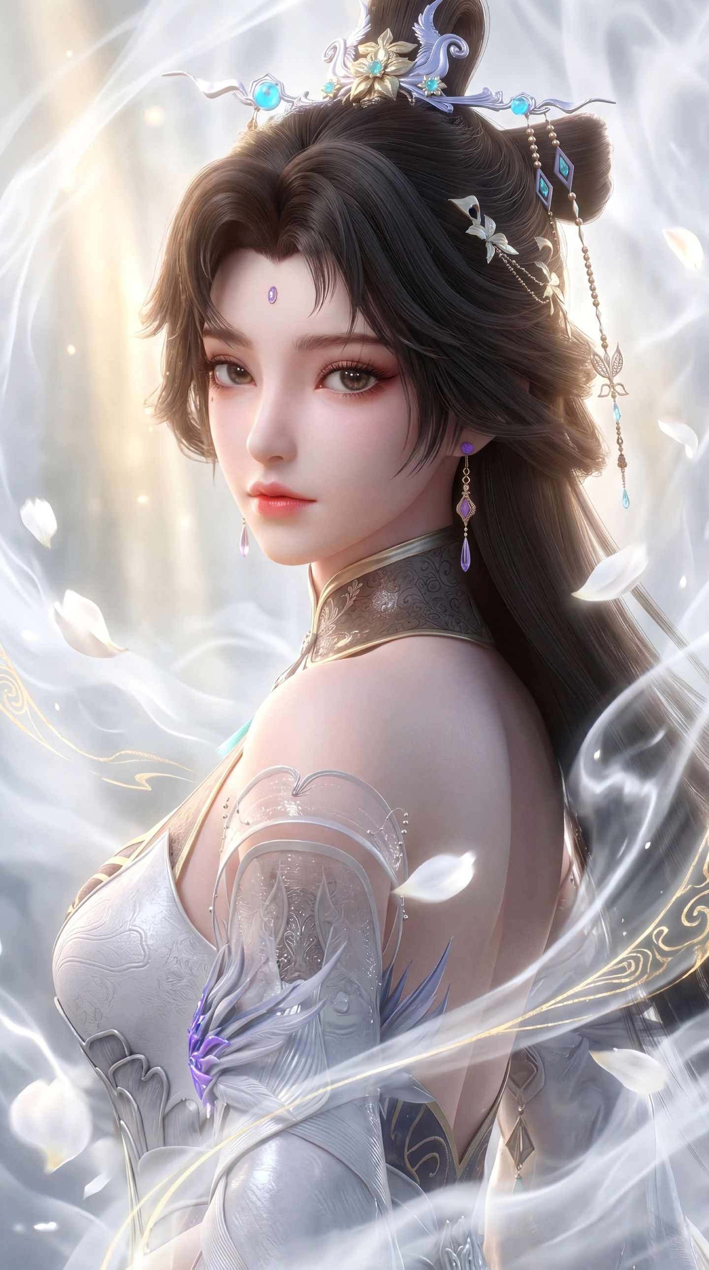 百炼成神 慕名雪 国漫女神 手机壁纸 唯美风格