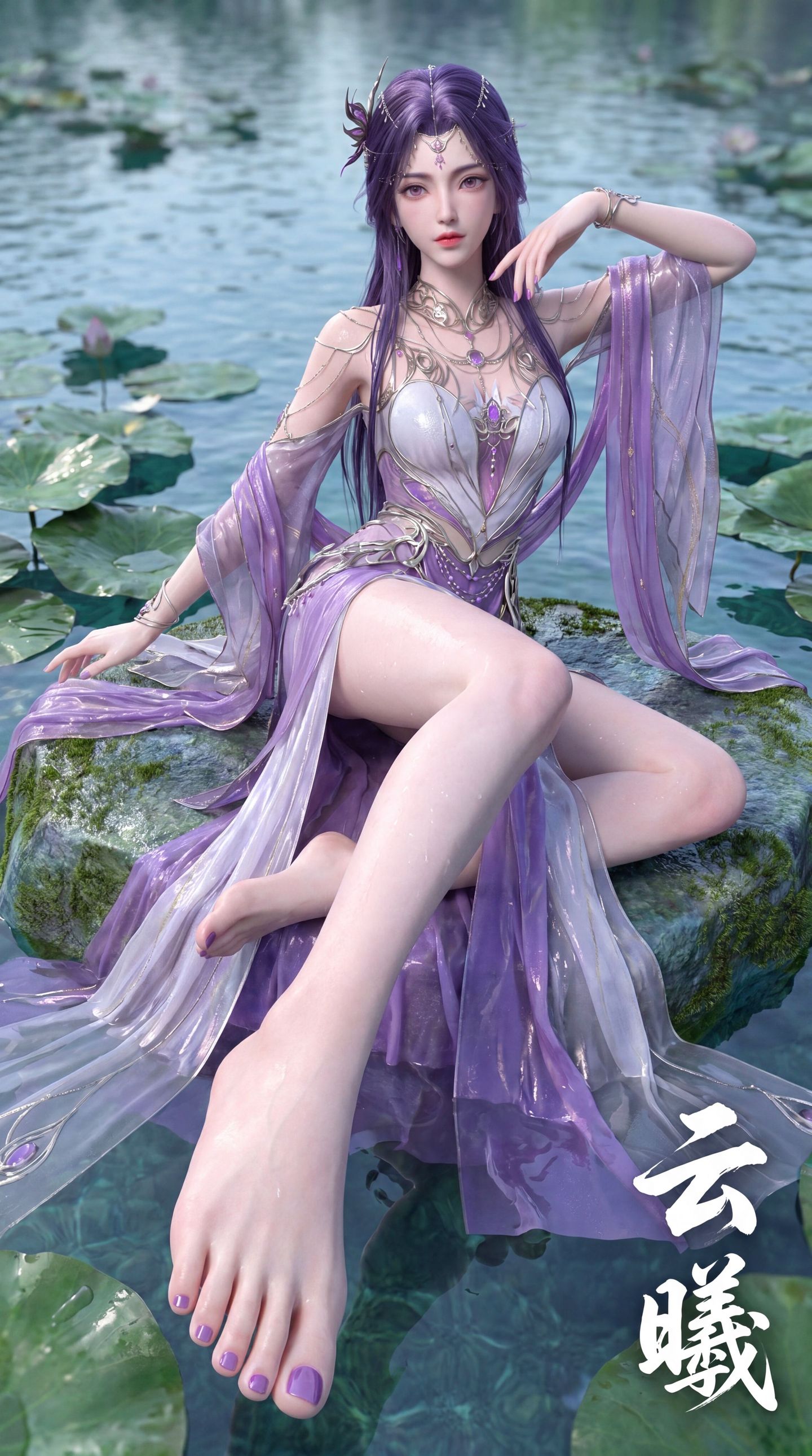 完美世界 云曦 动漫女主 国漫女神高清壁纸写真 AI写实