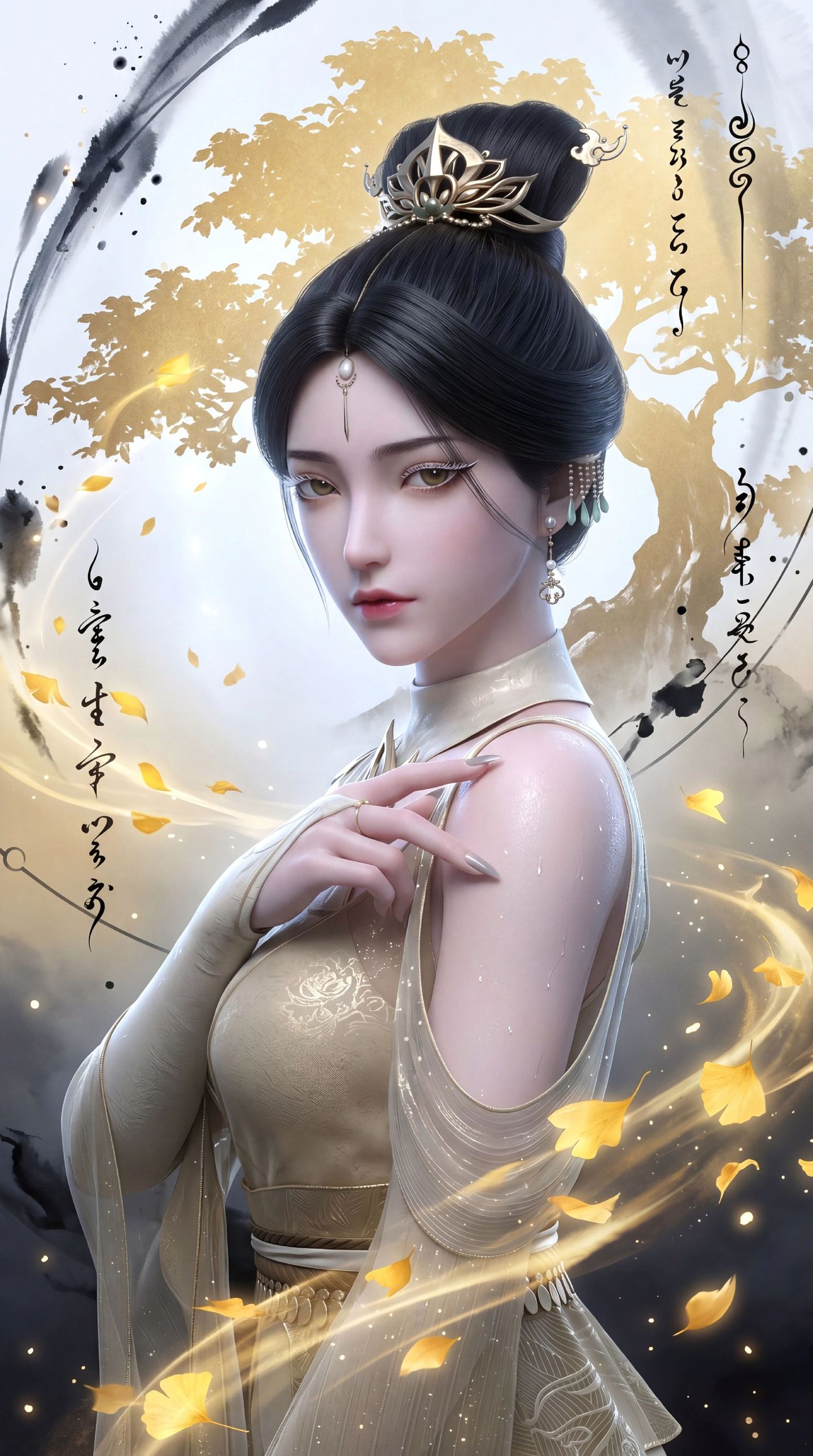 蔡仙子-原来还有先生不懂之事。剑来 国漫女神 蔡金简 动漫壁纸