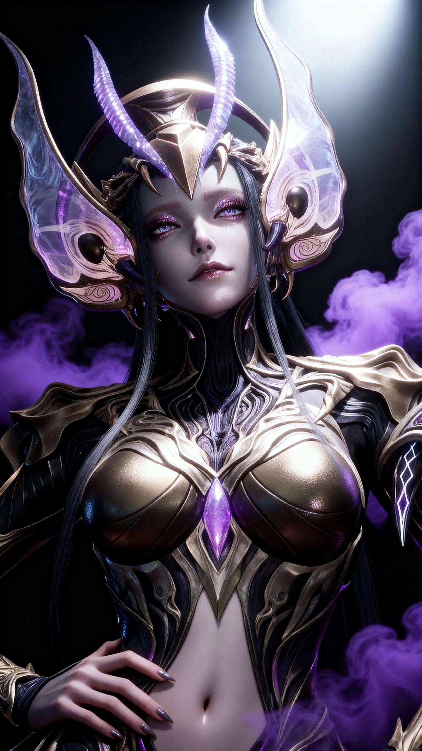 吞噬星空剧场版 决战原始星 虫族女皇 超高清美图 国漫美女 玄机动漫人物建模挺魅惑的