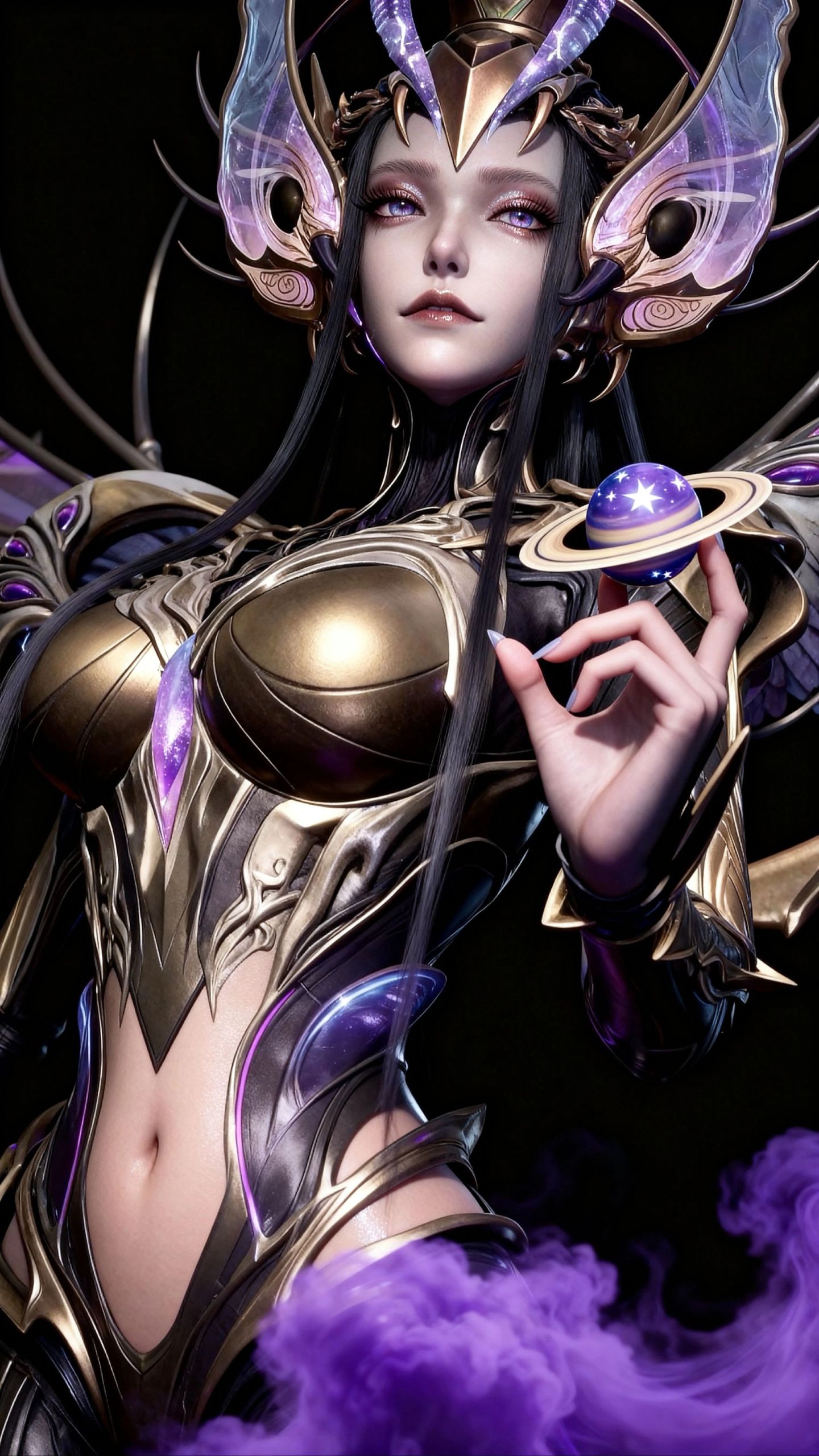 吞噬星空剧场版 决战原始星 虫族女皇 超高清美图 国漫美女 玄机动漫人物建模挺魅惑的