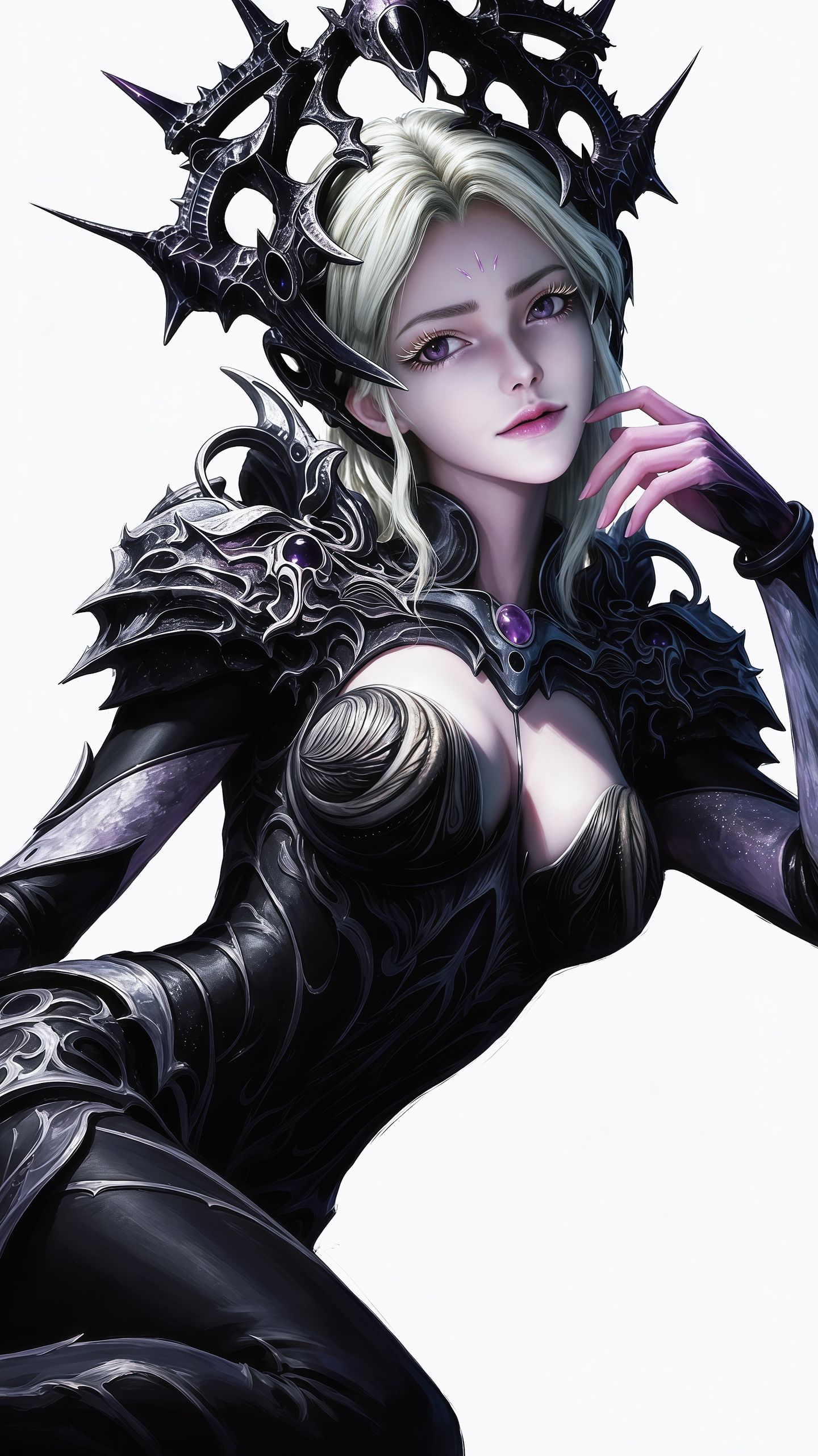 ai插画壁纸 吞噬星空 虫族女皇 班夫之主 溟莲之主 国漫动漫清纯美女