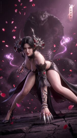 顶级魅魔 艾姬德娜 游戏壁纸 命运方舟 纯欲天花板-皮皮兔动漫