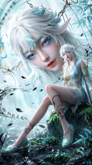 光阴之外 灵儿 国漫女神壁纸 动漫人物角色 傻白甜萝莉-皮皮兔动漫