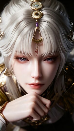 2K超高清壁纸 甘璇 永劫无间游戏美女 CG动画还原 建模颜值很高 脸部特写-皮皮兔动漫