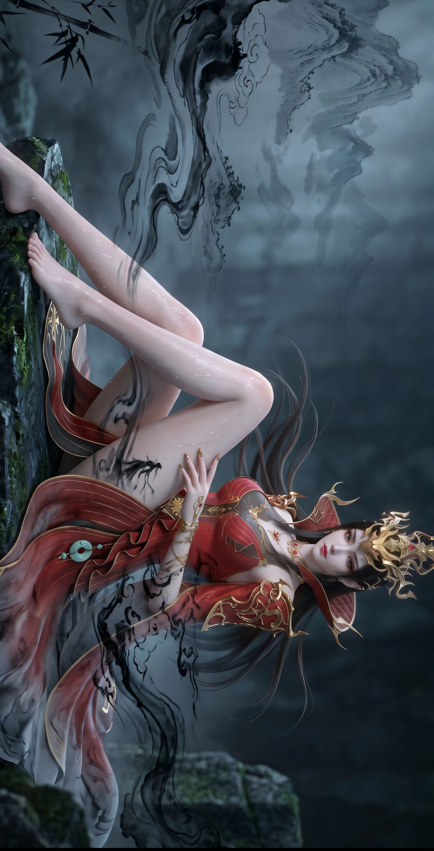 腿控 美杜莎壁纸 国漫壁纸 国漫女神 大长腿美女 动漫女神