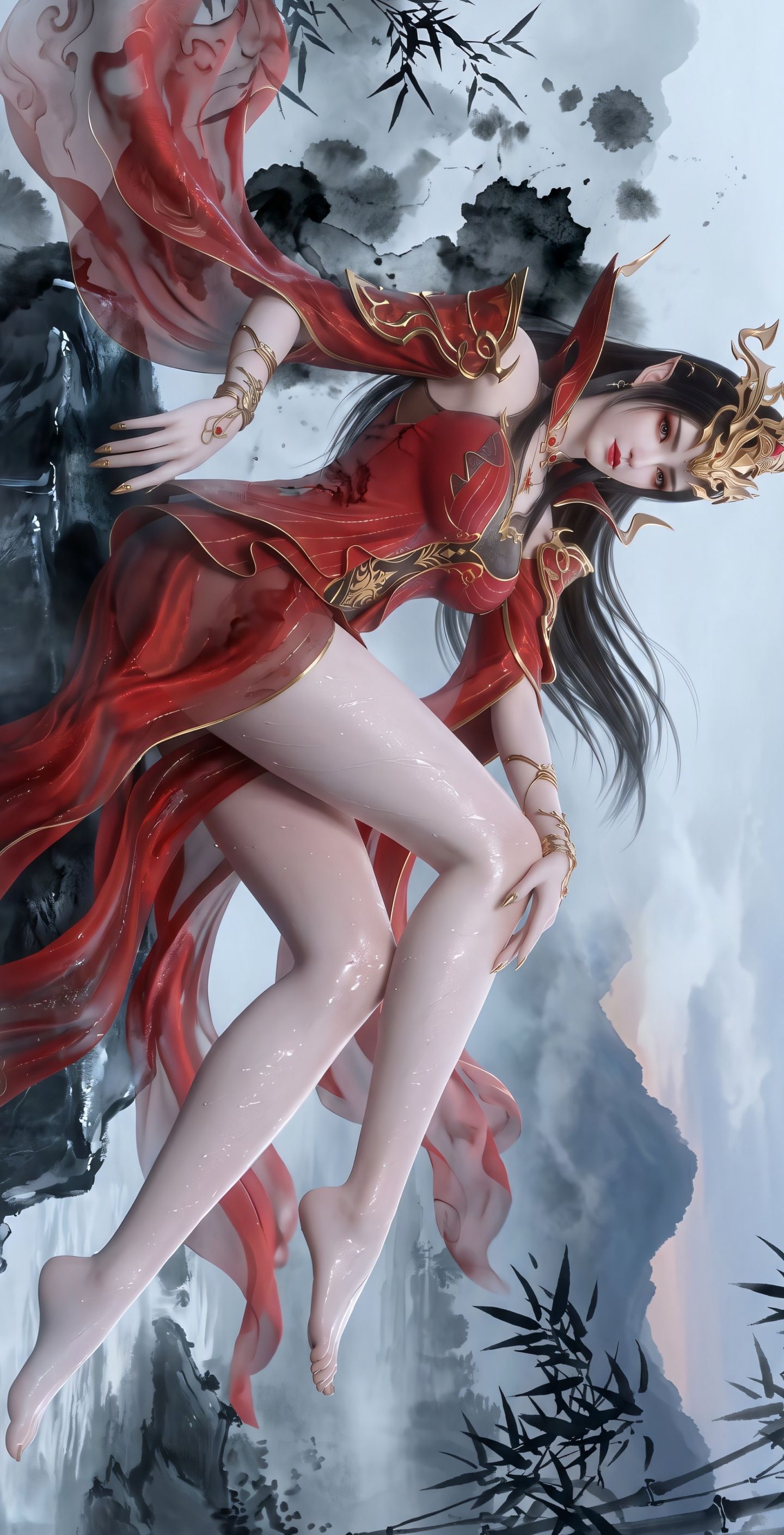 腿控 美杜莎壁纸 国漫壁纸 国漫女神 大长腿美女 动漫女神