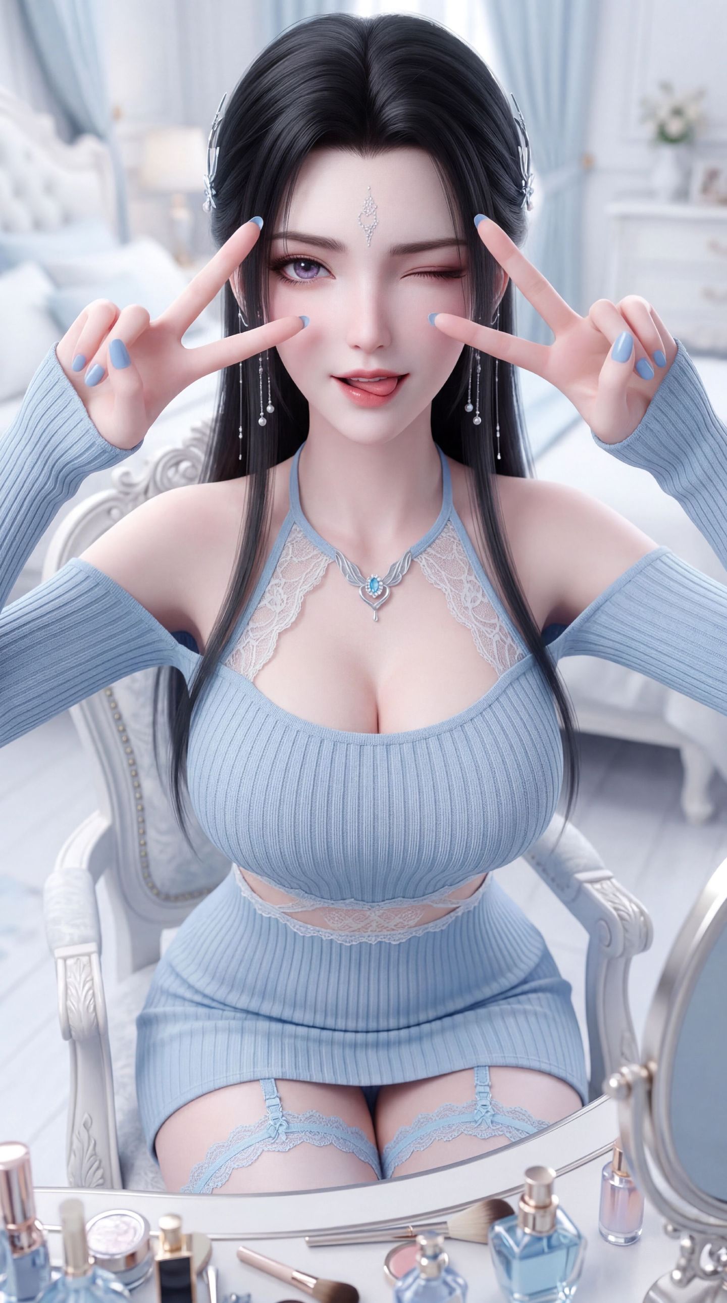 诛仙国漫女神陆雪琪 性感美女 动漫手机壁纸福利 2K超高清壁纸