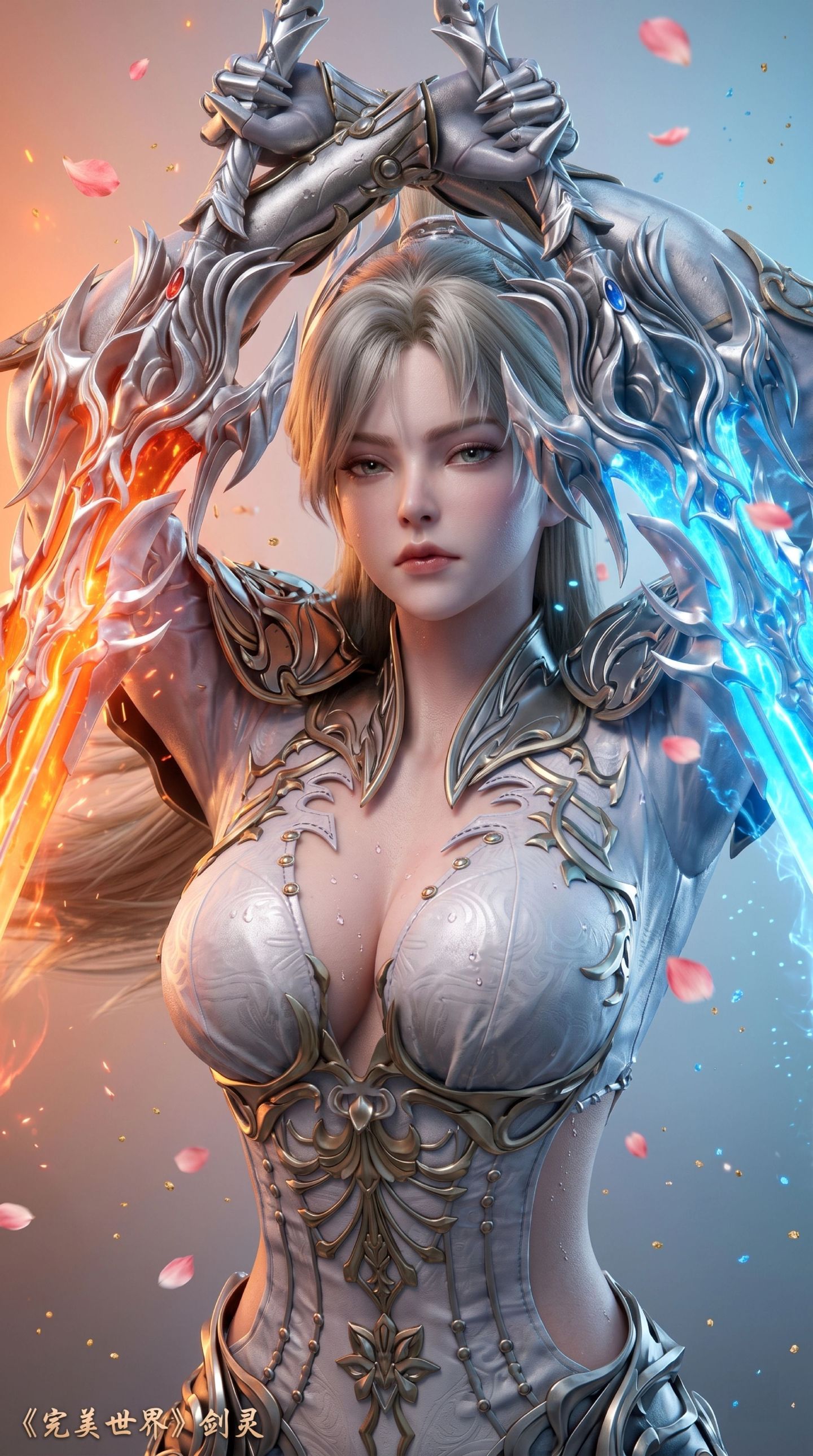 完美世界 诸神之战 剑灵 壁纸 超高清 性感美腿 美女