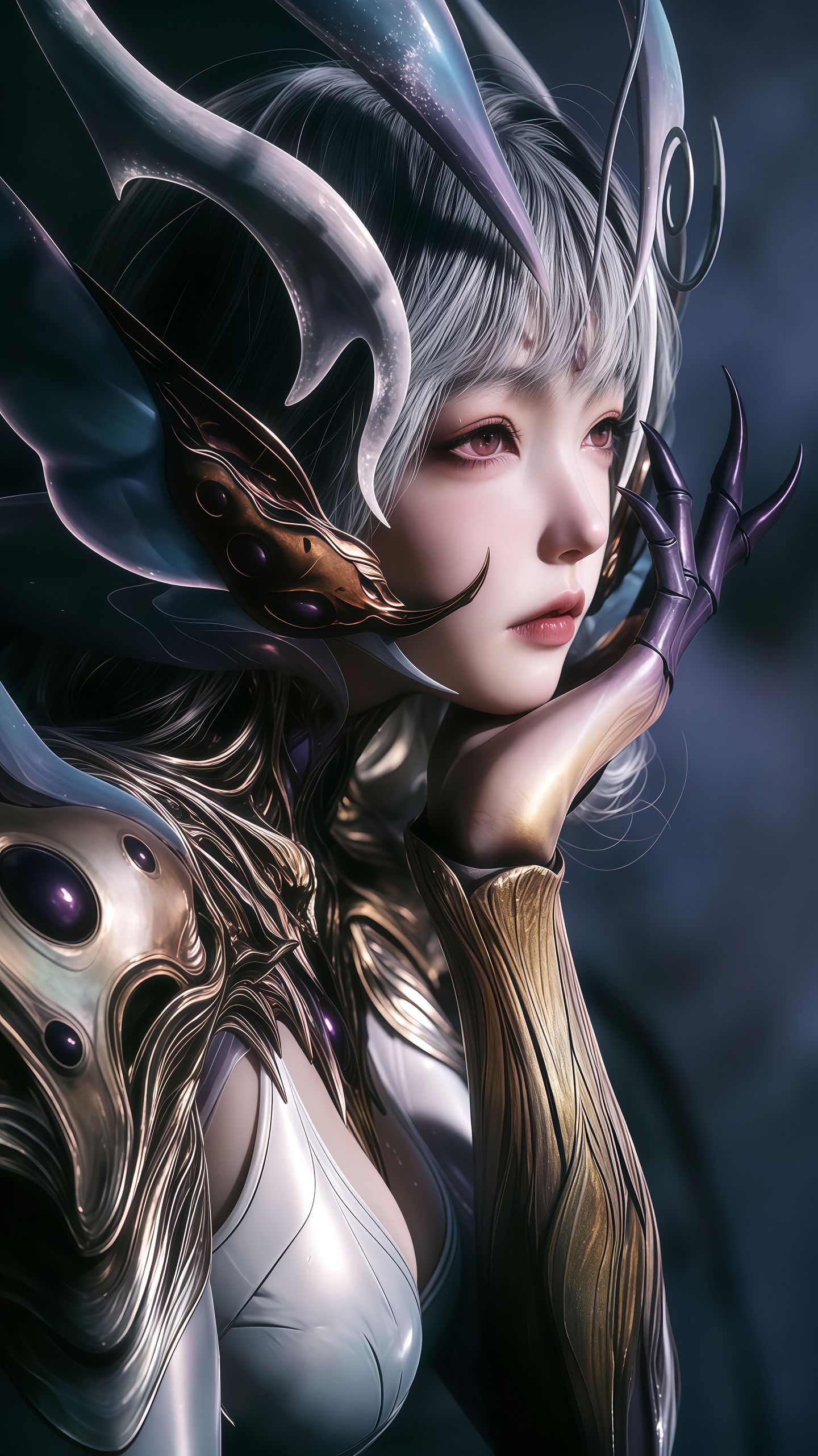 忧郁动漫美女 国漫女角色 吞噬星空 溟莲之主 可爱反差萌萝莉