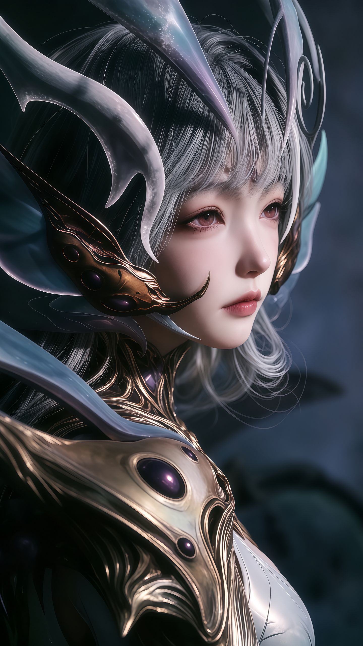 忧郁动漫美女 国漫女角色 吞噬星空 溟莲之主 可爱反差萌萝莉