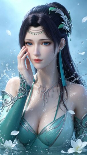 斗破苍穹 云韵壁纸 云芝 国漫女神 泳衣泳装 动漫性感美女图片-皮皮兔动漫