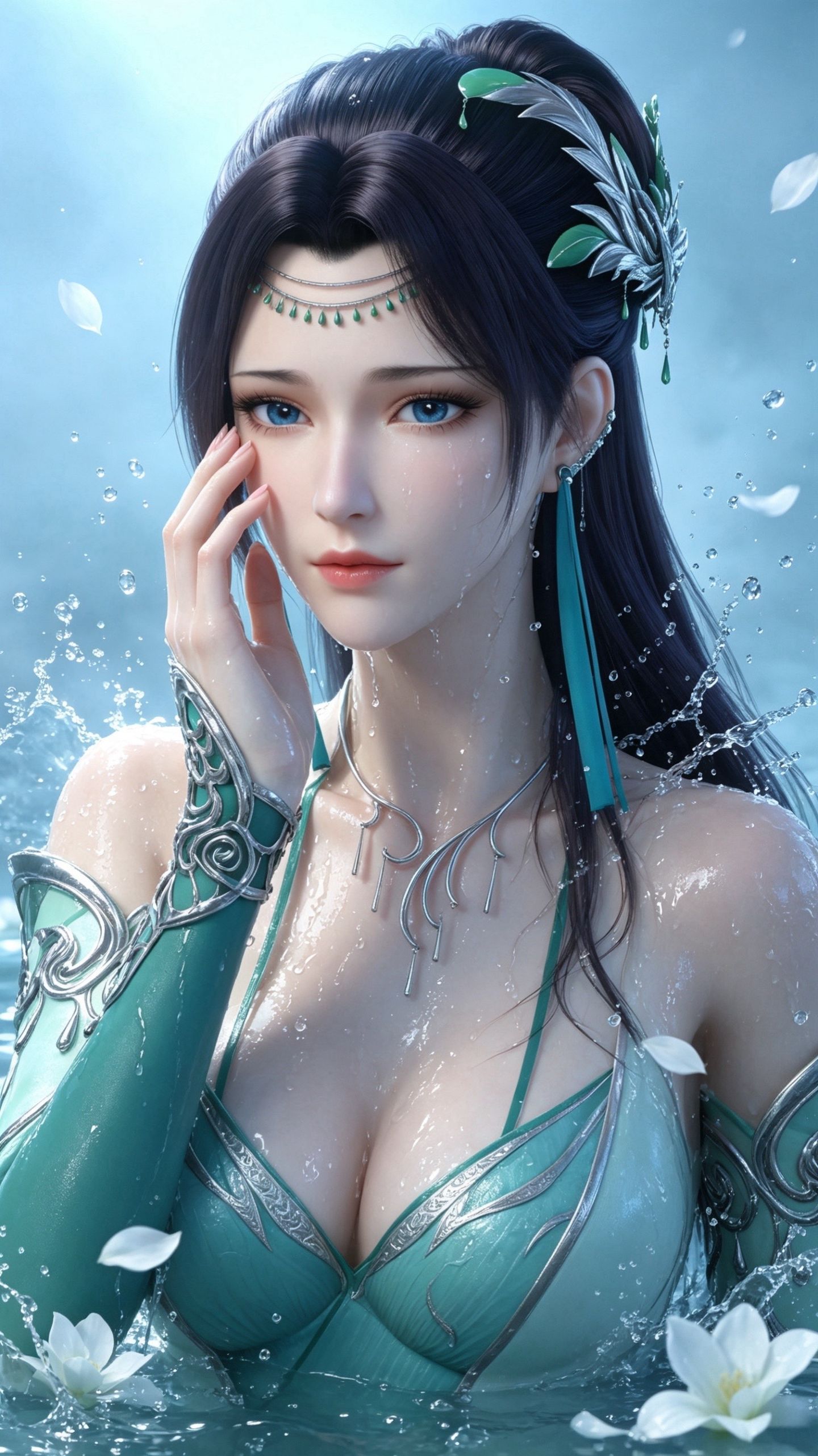 斗破苍穹 云韵壁纸 云芝 国漫女神 泳衣泳装 动漫性感美女图片