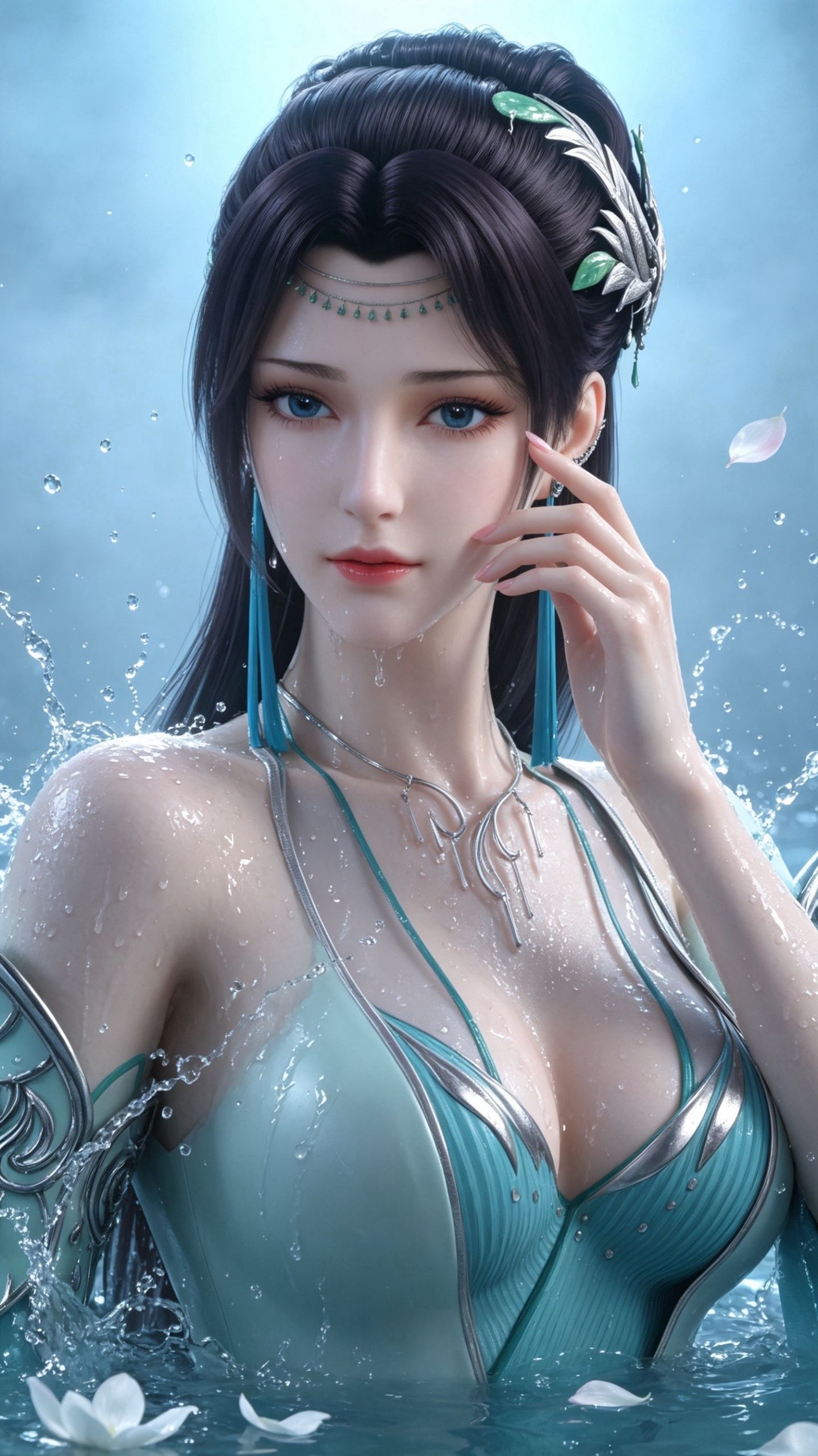 斗破苍穹 云韵壁纸 云芝 国漫女神 泳衣泳装 动漫性感美女图片
