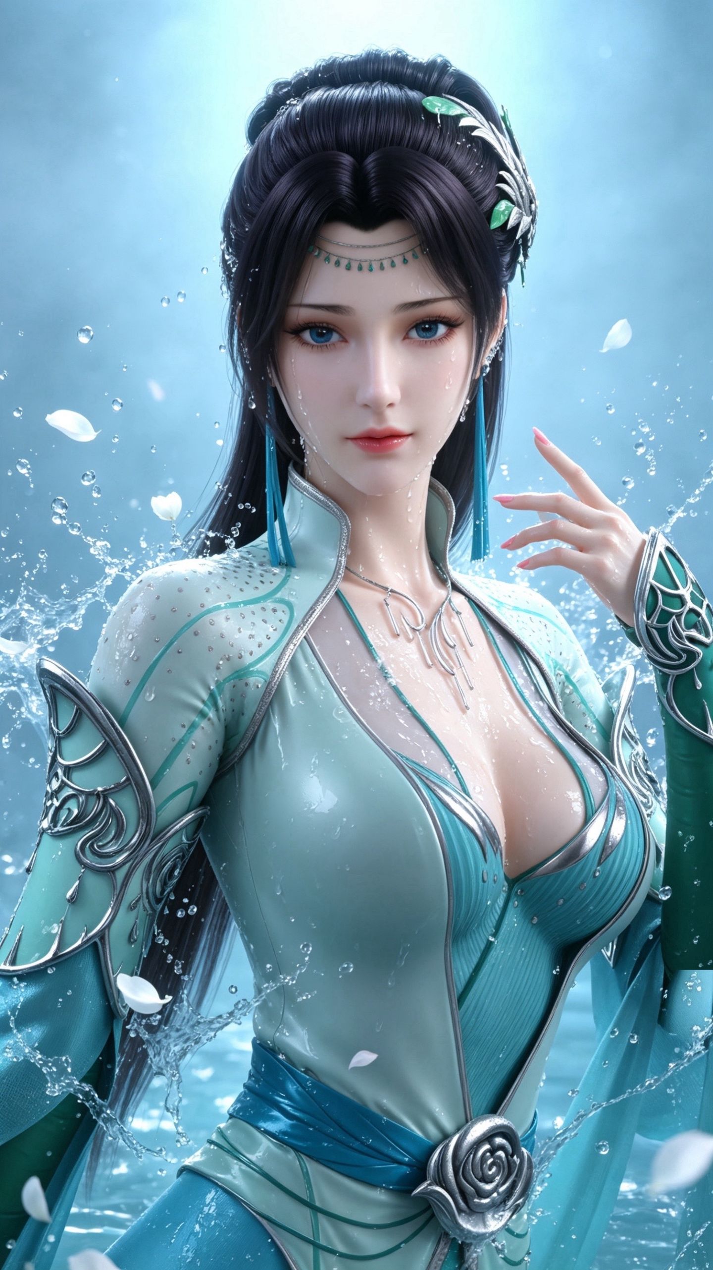 斗破苍穹 云韵壁纸 云芝 国漫女神 泳衣泳装 动漫性感美女图片