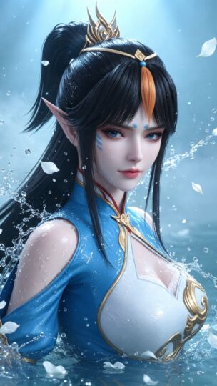 动漫御姐 斗破苍穹剧场版 双帝之战 凤清儿 国漫女神-皮皮兔动漫