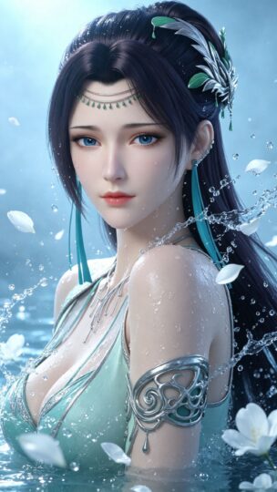 2K高清壁纸 斗破苍穹 云韵老婆 云芝 国漫女神 泳衣泳装版 动漫性感美女图片-皮皮兔动漫