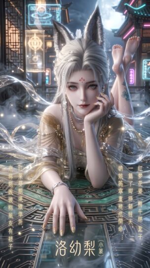 魅魔 洛幼梨 燕云十六声 网易游戏壁纸 新中式赛博-皮皮兔动漫
