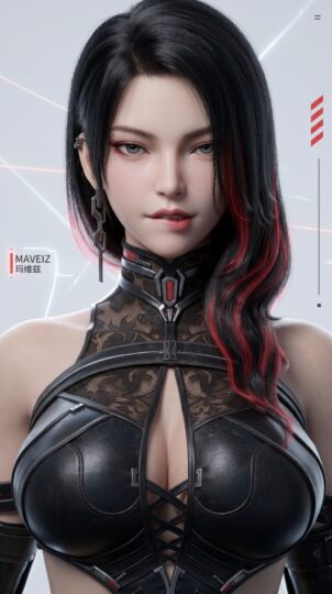 镭明闪击 玛维兹 角色海报 游戏美女美图在线下载-皮皮兔动漫