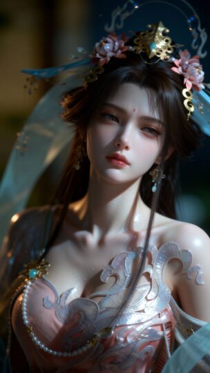 美女写真美图 动漫动画遮天 写实版 伊轻舞 国漫美女壁纸 御姐 古风古装-皮皮兔动漫
