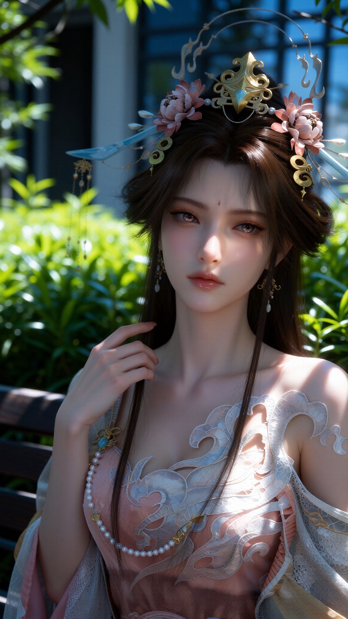 美女写真美图 动漫动画遮天 写实版 伊轻舞 国漫美女壁纸 御姐 古风古装