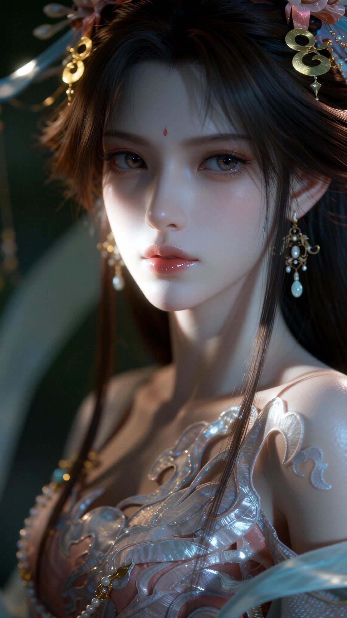 美女写真美图 动漫动画遮天 写实版 伊轻舞 国漫美女壁纸 御姐 古风古装