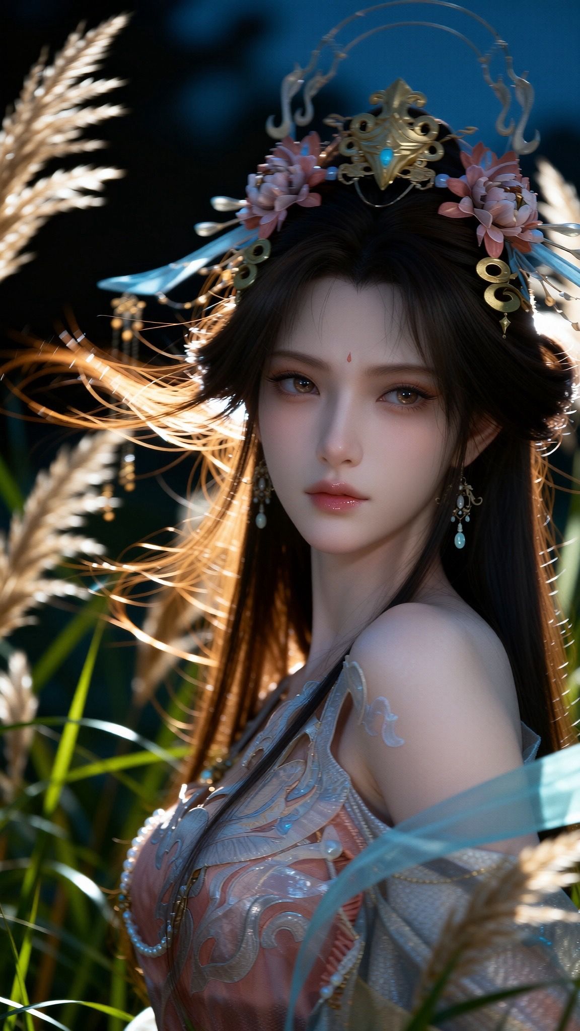 美女写真美图 动漫动画遮天 写实版 伊轻舞 国漫美女壁纸 御姐 古风古装