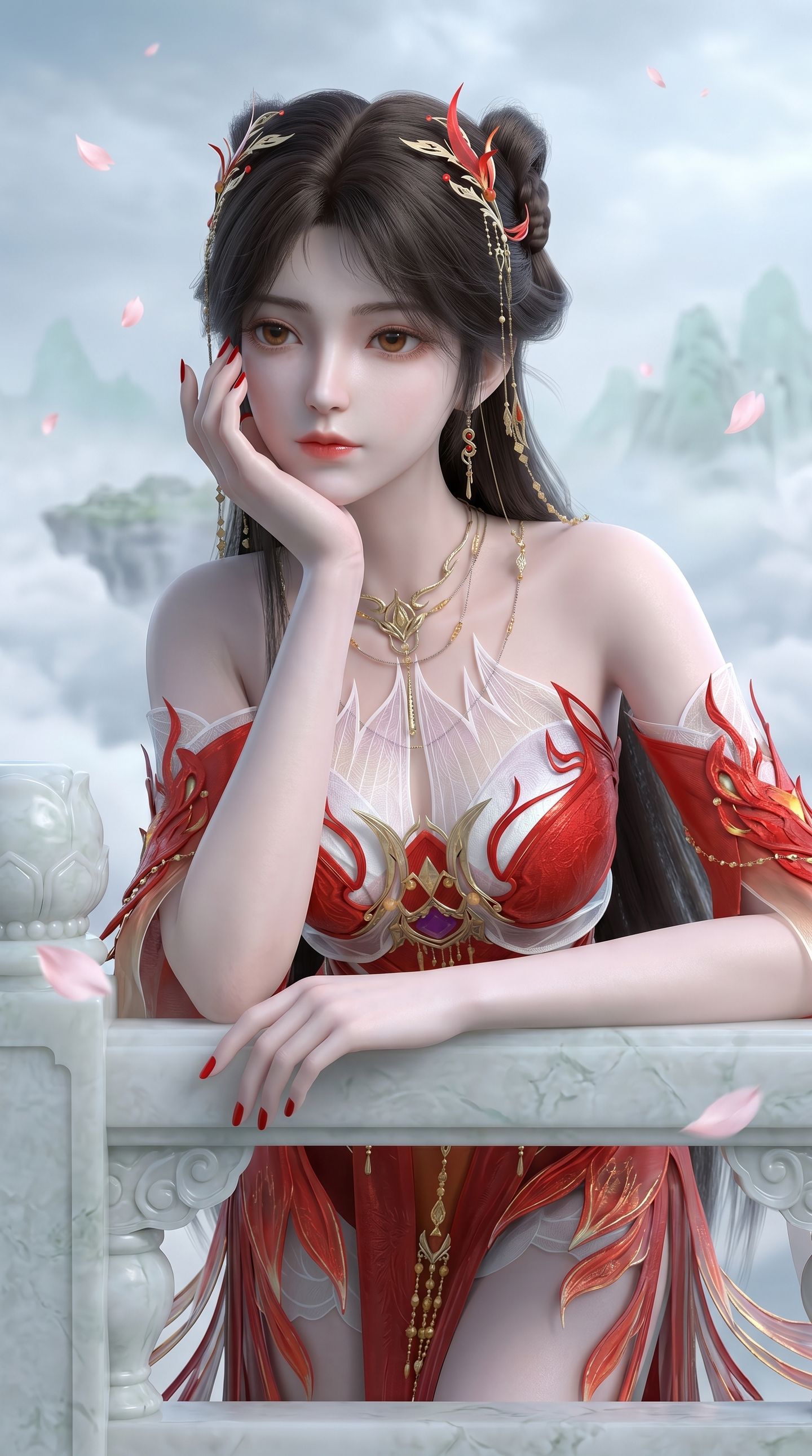 国漫壁纸 完美世界 火灵儿 动漫美图壁纸 唯美高清美女图片