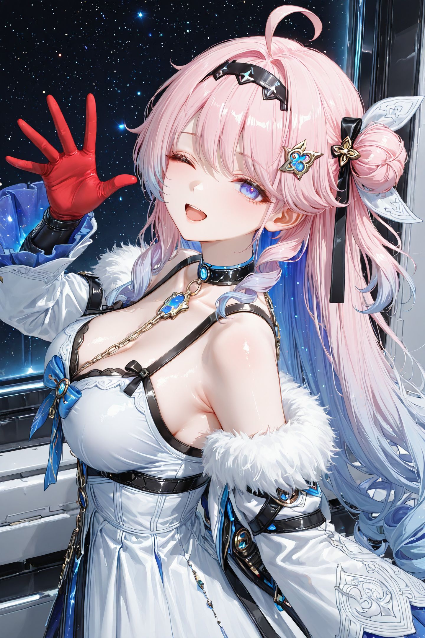 二次元游戏壁纸 鸣潮 五星角色西格莉卡 可爱少女 俏皮女孩
