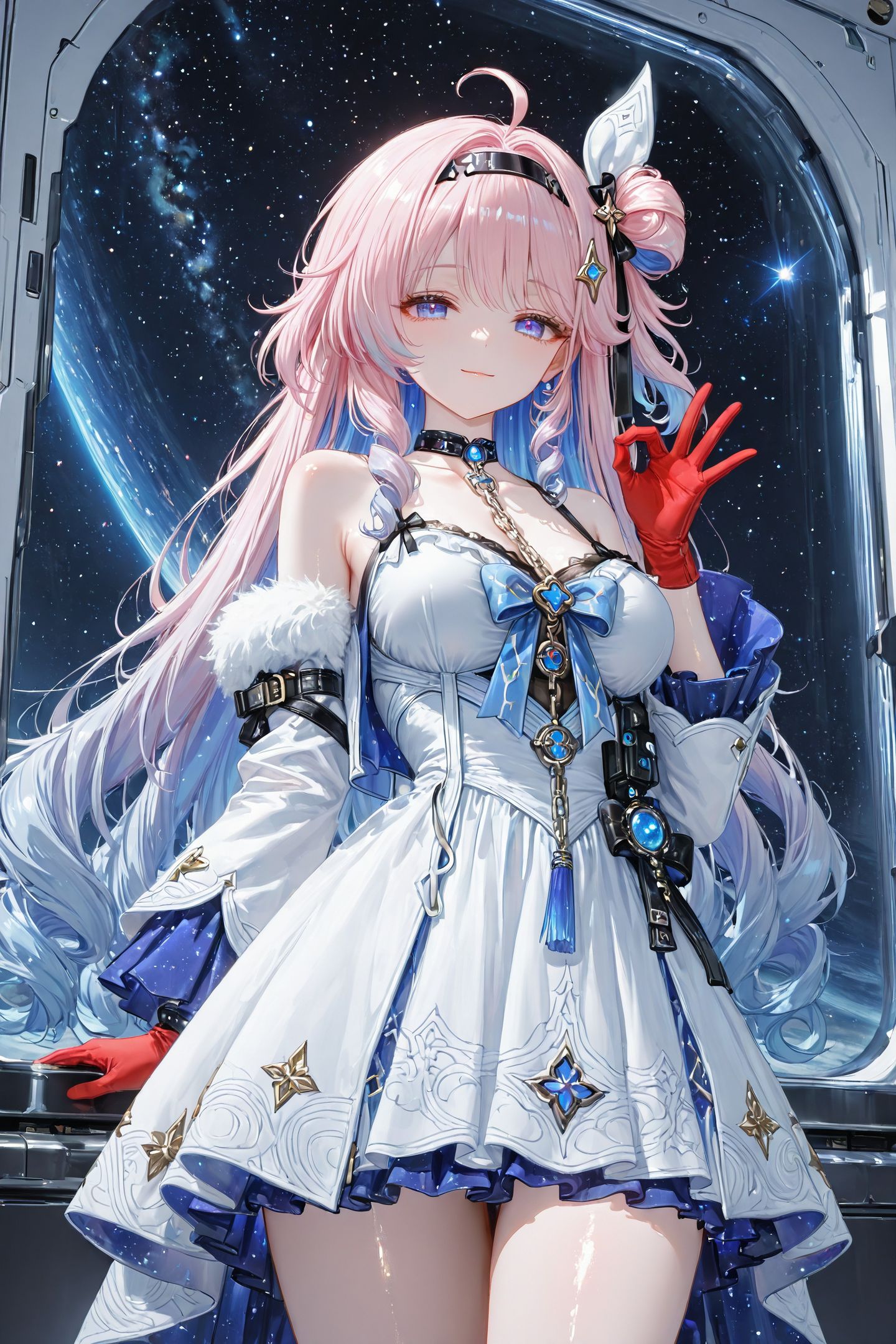 二次元游戏壁纸 鸣潮 五星角色西格莉卡 可爱少女 俏皮女孩