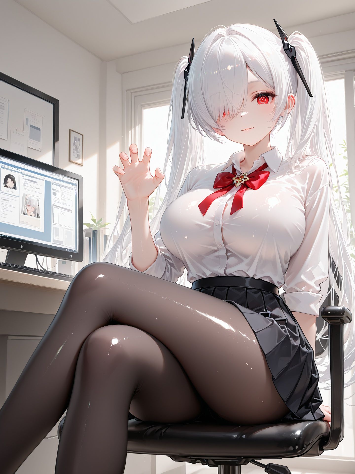 千咲 神里绫华 大卡 游戏壁纸变装版 性感身材 二次元女孩