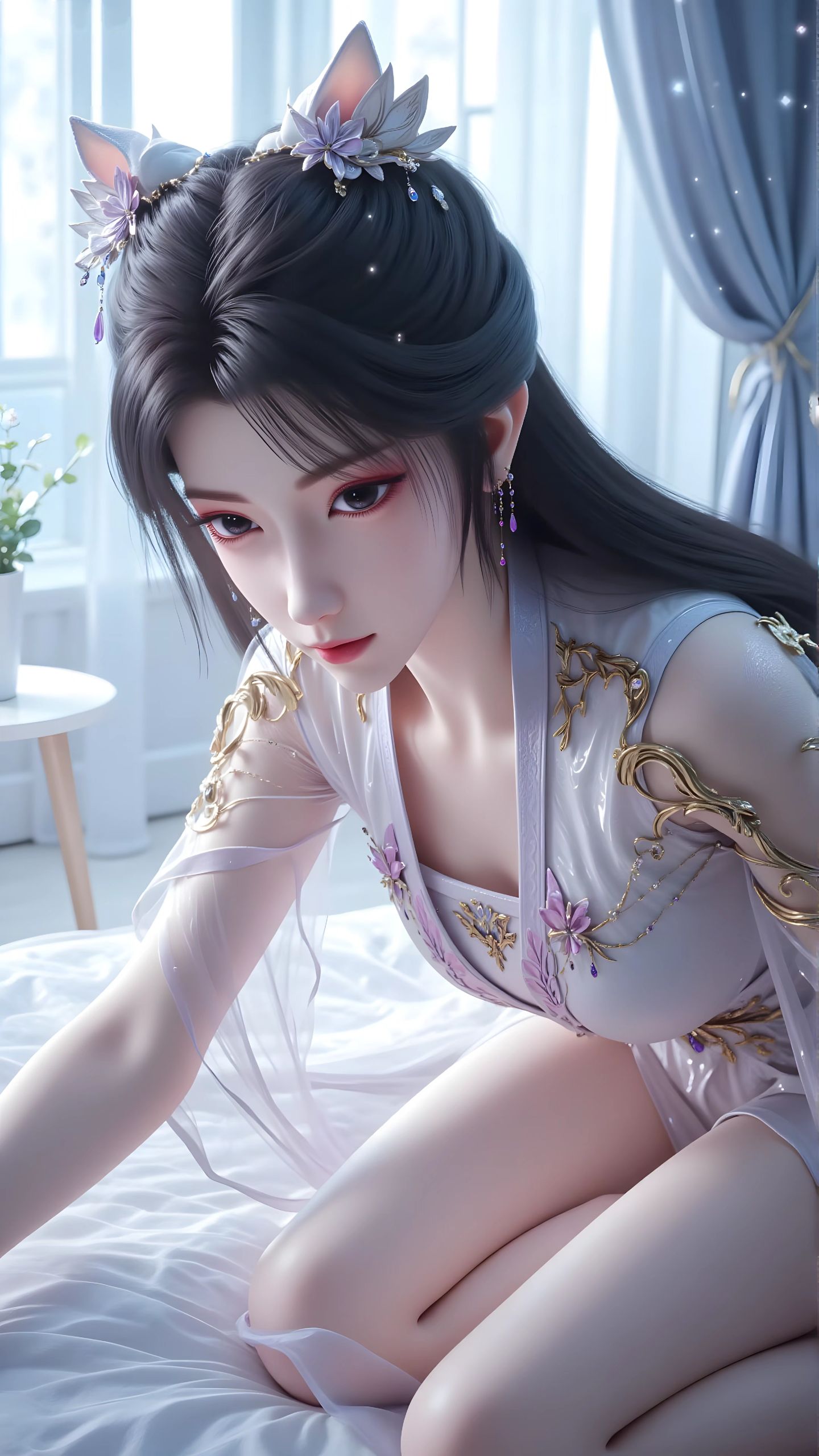 潮流服饰 梦可儿现代风还是太美了 国漫女神壁纸