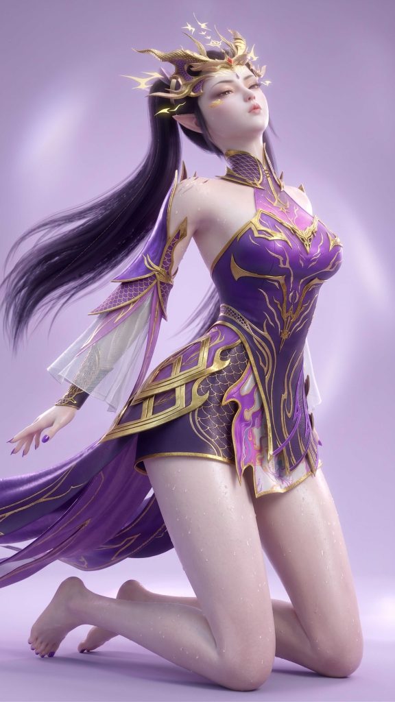 [斗破苍穹][龙皇紫妍4K壁纸·高清系列十三][113第三季514画]