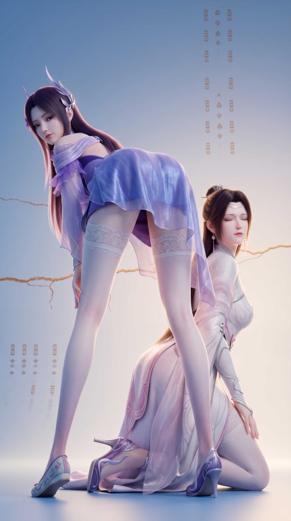 斗破苍穹-小医仙&amp;云韵4K壁纸写真-81图-第3季592画